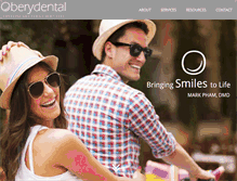 Tablet Screenshot of oberydental.com